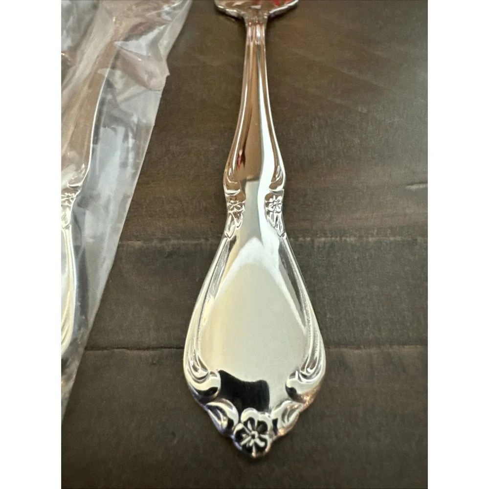 Oneida Celebrity SSS Salad Forks Stainless Flatware Silverware‎ Set Of 4